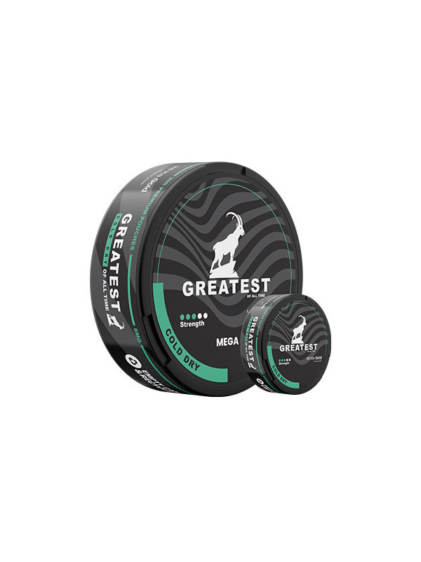 Greatest Cold Dry 16 mg Megacan - nikotinpåsar