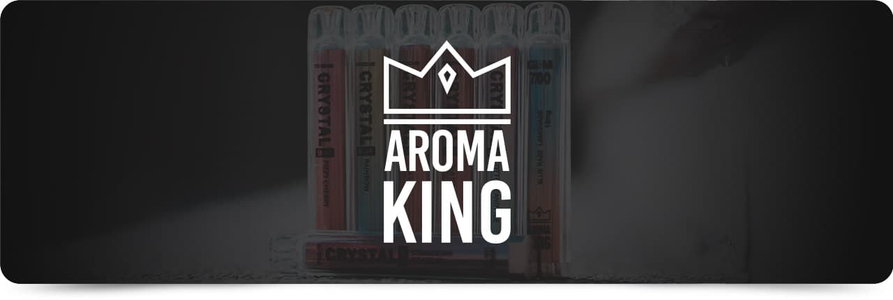 Aroma Kings logotyp med Gem Bar-enheter