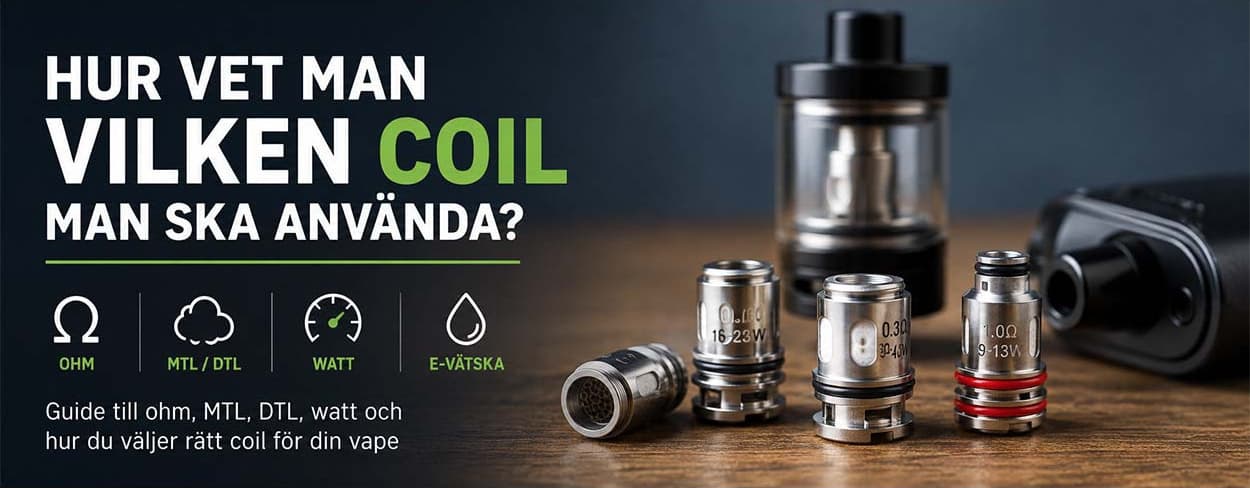 Hur vet man vilken coil man ska använda?