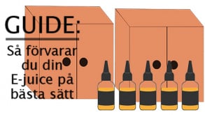 Guide: Så här förvarar du E-juice på bästa sätt