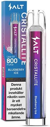 Salt Cristallite Engångs Vape - Blueberry Ice