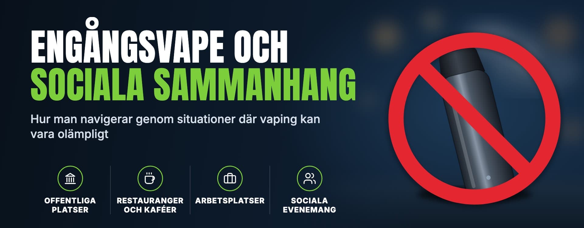 Engångs vape och sociala sammanhang: Hur man navigerar genom situationer där vaping kan vara olämpligt Engångs vape och sociala sammanhang: Hur man navigerar genom situationer där vaping kan vara olämpligt