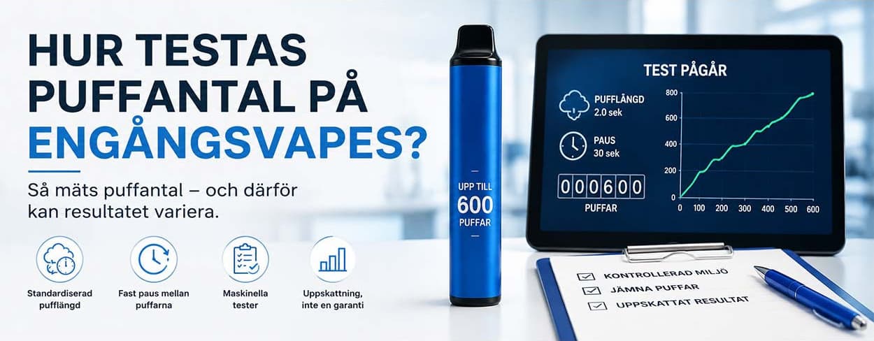 Hur testas puffantal på engångsvapes? Hur testas puffantal på engångsvapes?