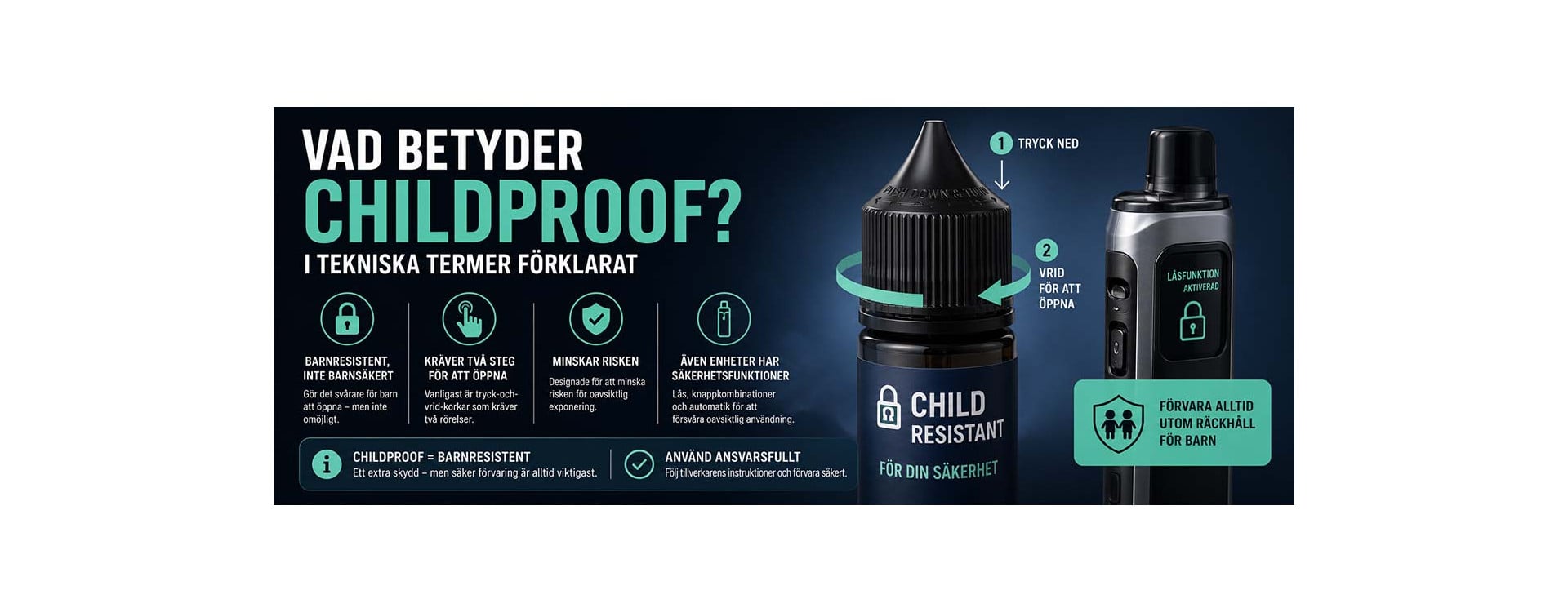 Vad betyder childproof i tekniska termer? Vad betyder childproof i tekniska termer?