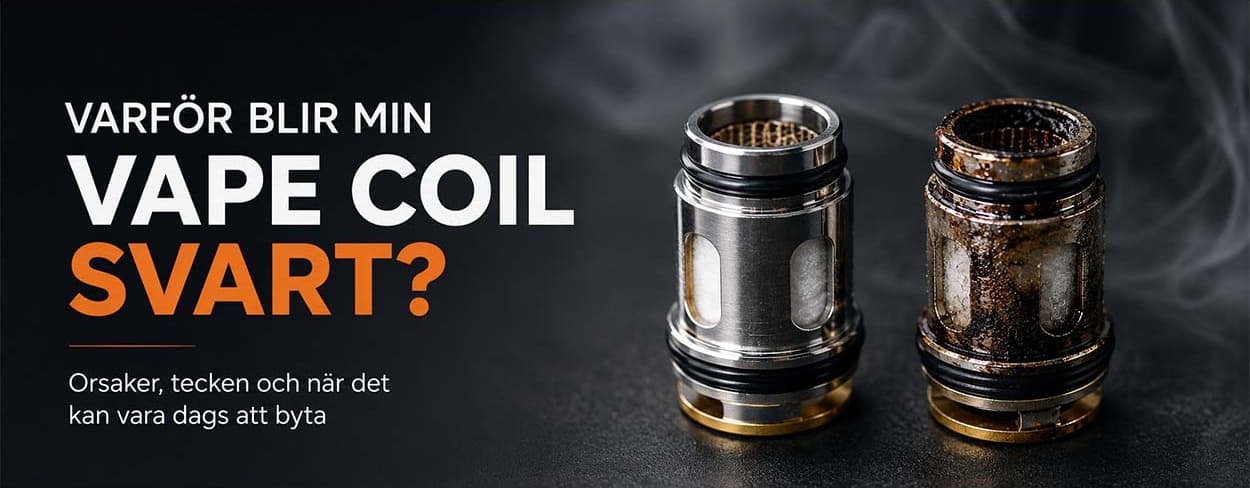 Varför blir min vape coil svart? Varför blir min vape coil svart?
