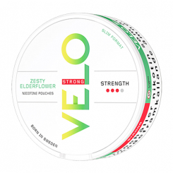 VELO Zesty Elderflower Vitt Snus