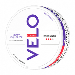 VELO Lofty Liquorice Slim All White Portion