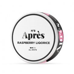 Aprés Raspberry Liqorice All White Portion