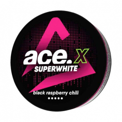 Ace X Black Raspberry Chili All White Portion