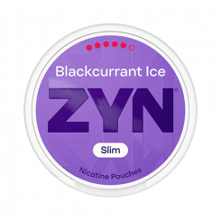 ZYN Blackcurrant Ice S5 Slim Vitt Snus