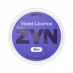 ZYN Violet Licorice S2 Slim Vitt Snus