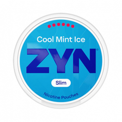 ZYN Cool Mint Ice S6 Slim Vitt Snus