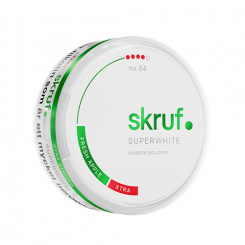 Skruf Superwhite No.64 Fresh Apple Extra Strong Slim