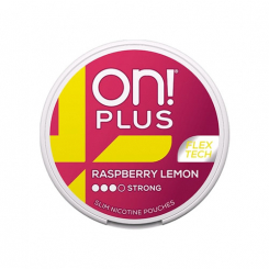 on! Plus Raspberry Lemon Strong Slim