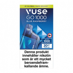 VUSE GO BOX 1000, Blueberry Raspberry 20mg