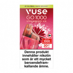 VUSE GO BOX 1000, Strawberry Ice 20mg