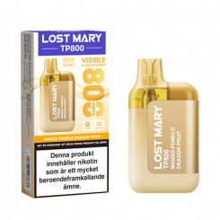 Lost Mary TP800 Engångs Vape, Mango Pomelo Dragon Fruit
