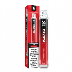 N One Crystal Mesh Engångs Vape 20mg, Strawberry Ice