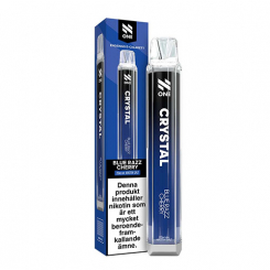N One Crystal Mesh Engångs Vape 20mg, Blue Razz Cherry