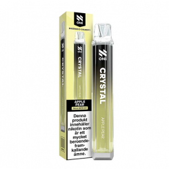 N One Crystal Mesh Engångs Vape 20mg, Apple Pear