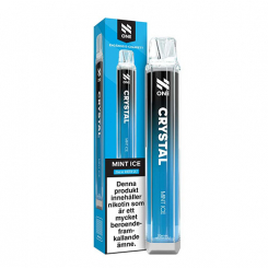 N One Crystal Mesh Engångs Vape 20mg, Mint Ice