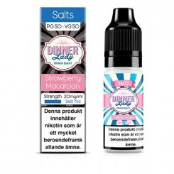 Strawberry Macaroon (Nicsalt, 20mg) - Dinner Lady