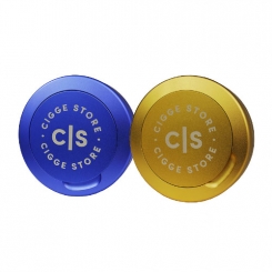 Snusdosa DUS Aluminium med dubbellock och cigge logo