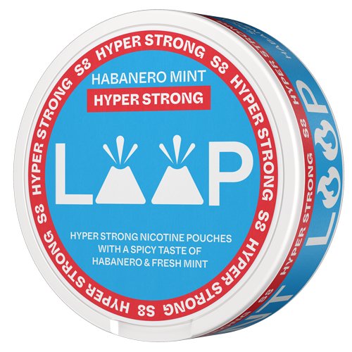 Loop Hyper Strong Habanero Mint All White Portion