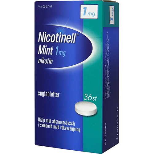 Nicotinell Sugtablett Mint 1mg