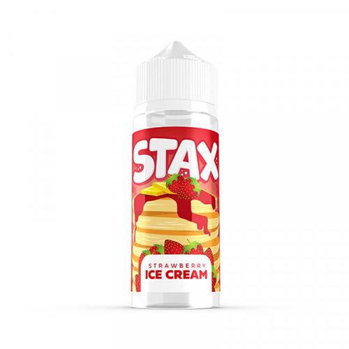 Strawberry Ice Cream (100ml, Shortfill) - Stax