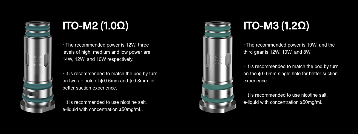 VooPoo Doric 20 Pod Vape Kit kompatibla coils