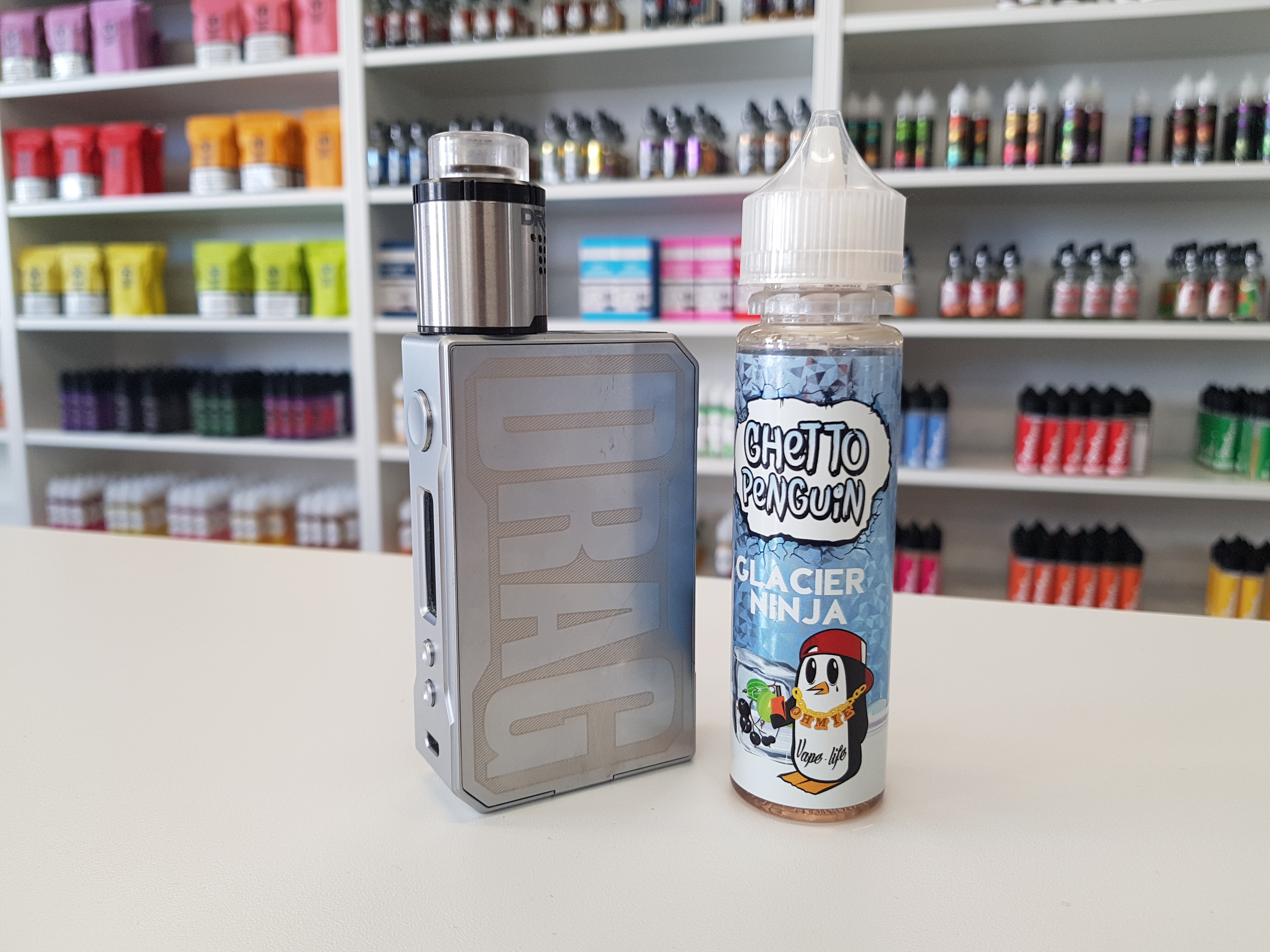 drag 157 ghetto penguin e-juice