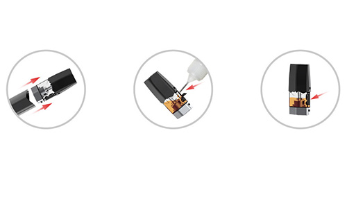 Hur du fyller på Infinix pod med e-juice