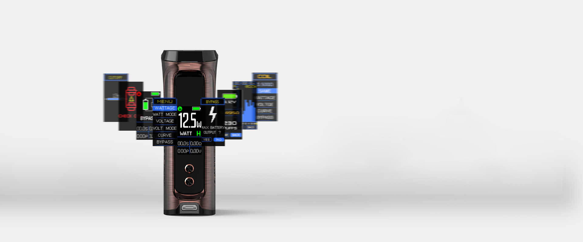 Innokin Kroma-R Mod display