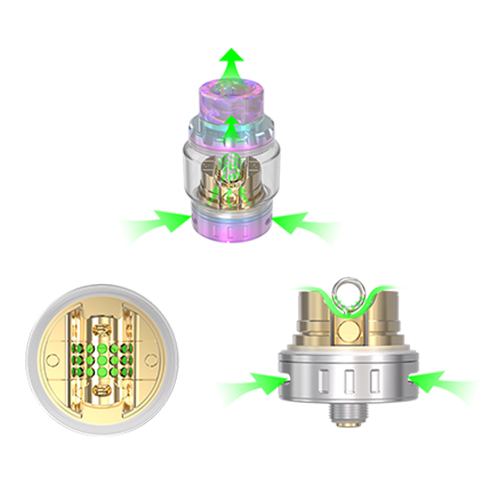 Kylin Mini RTA-tankens luftflöde