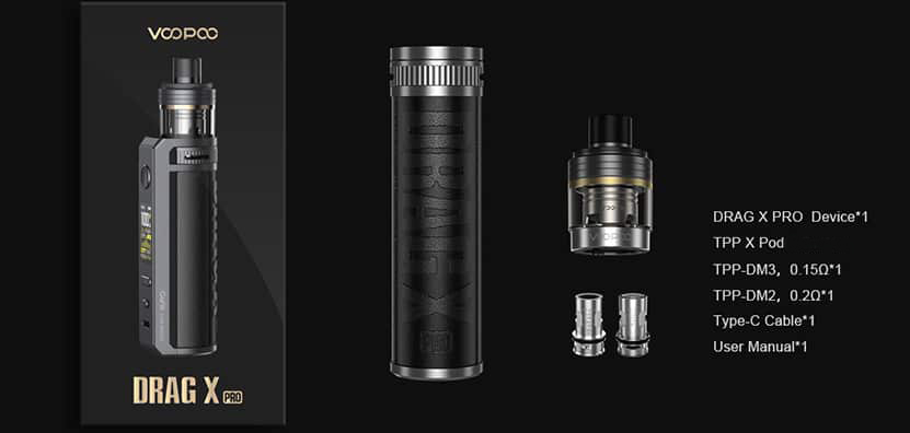 VooPoo Drag X pro Specifications