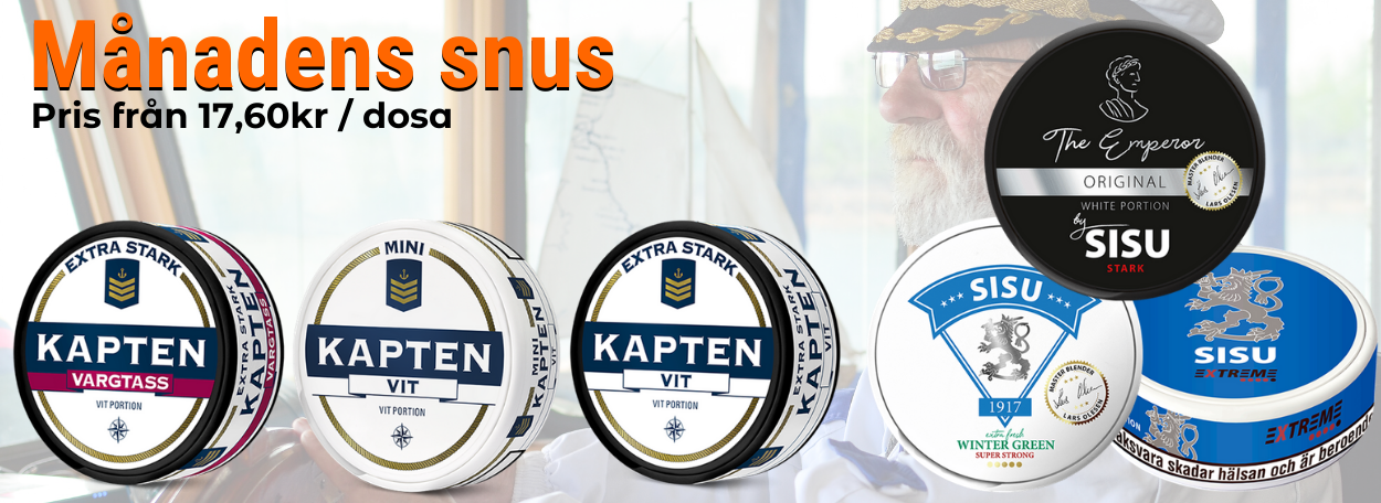 Månadens snus banner