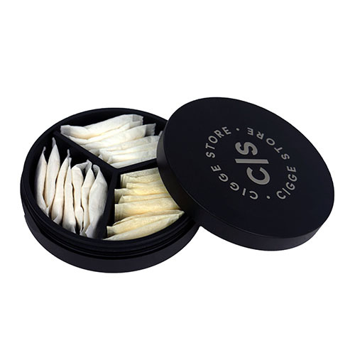 Aluminium Snusdosa med cigge logo