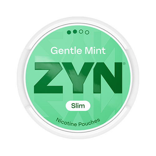 ZYN Gentle Mint S2 Slim Vitt Snus