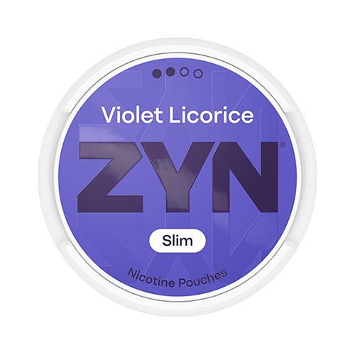 ZYN Violet Licorice S2 Slim Vitt Snus