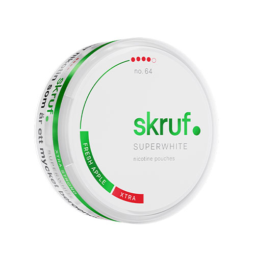 Skruf Superwhite No.64 Fresh Apple Extra Strong Slim