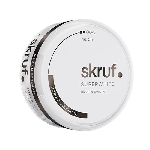 Skruf Superwhite No.56 Nordic Liquorice Slim