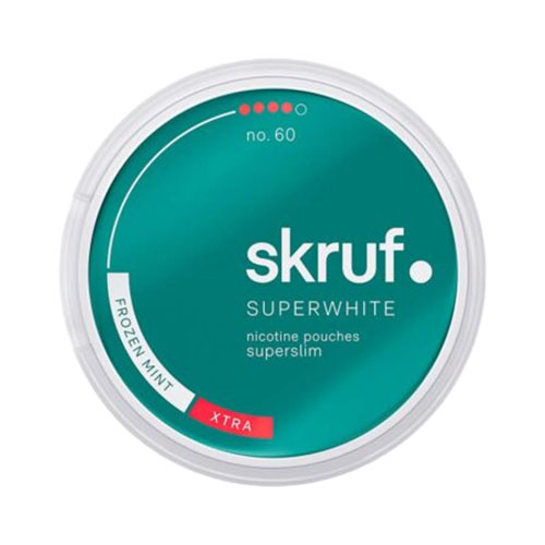 Skruf Superwhite No.60 Frozen Mint Superslim Xtra Strong