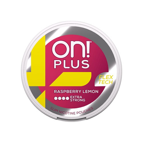 on! Plus Raspberry Lemon Extra Strong Slim