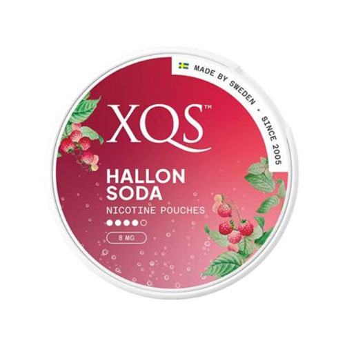 XQS Hallonsoda Slim Strong