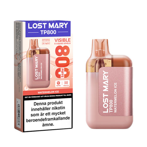 Lost Mary TP800 Eng�ngs Vape, Watermelon Ice