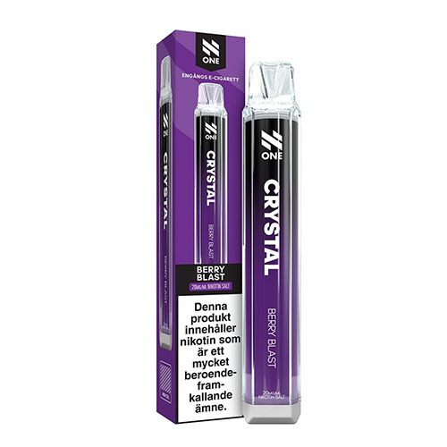 N One Crystal Mesh Eng�ngs Vape 20mg, Berry Blast