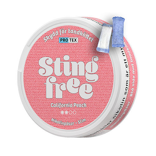 Stingfree California Peach 8 mg/g Nikotinp�sar