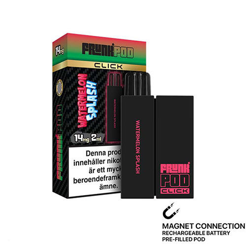 frunk pod click mesh kit watermelon splash vape och f�rpackning
