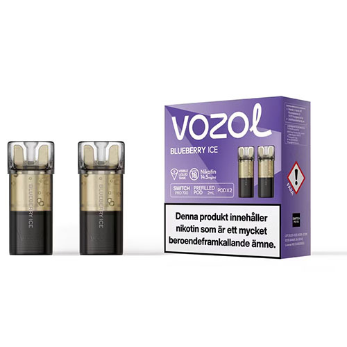 Vozol Switch pods 2-pack 14,5 mg blueberry ice